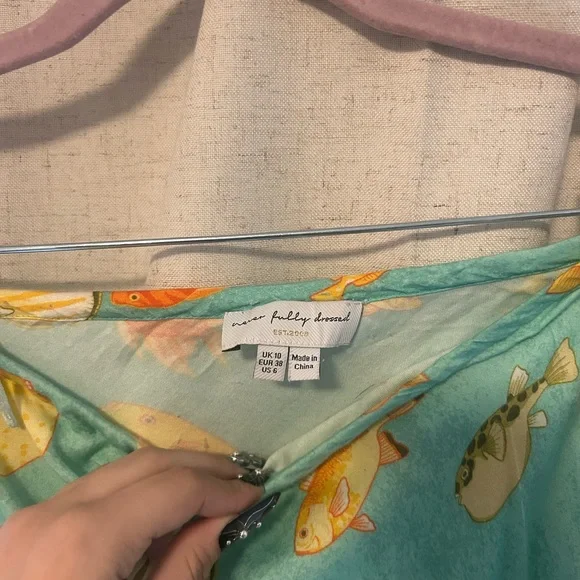 Never Fully Dressed fish print skirt - Picture 4 of 4